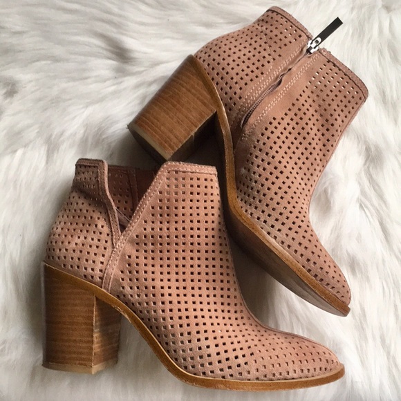 1. State Shoes - Blush Pink Suede Booties!